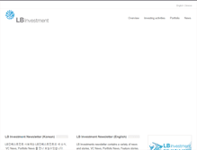 Tablet Screenshot of lbinvestment.com
